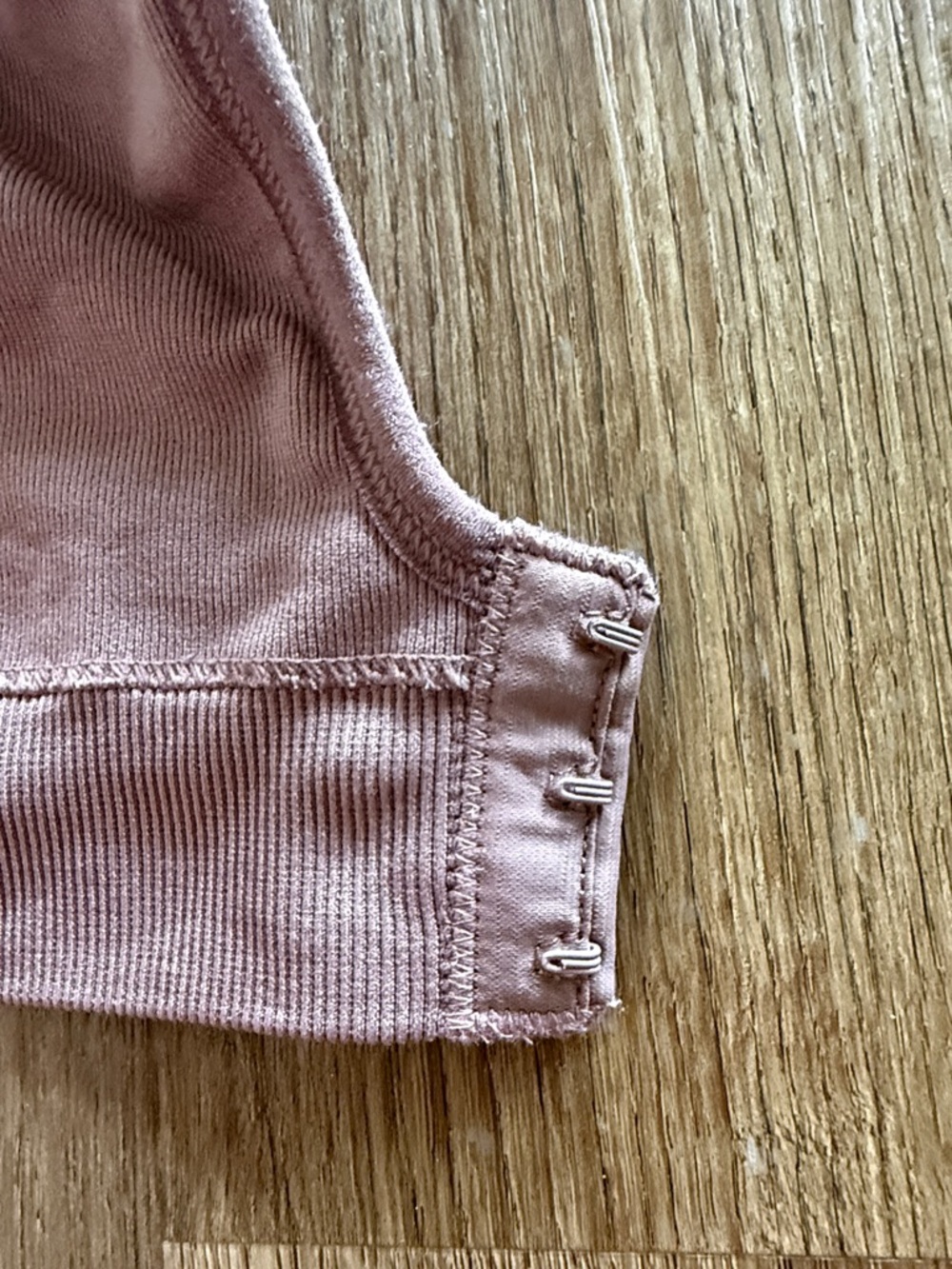 Kindred Bravely Dusty Rose Ribbed Nursing and Pumping Bra - Picture 6 of 6